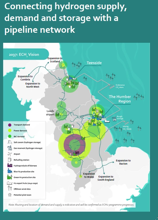 Pioneering Hydrogen Programme to bring low-carbon energy benefits to North East and Midlands