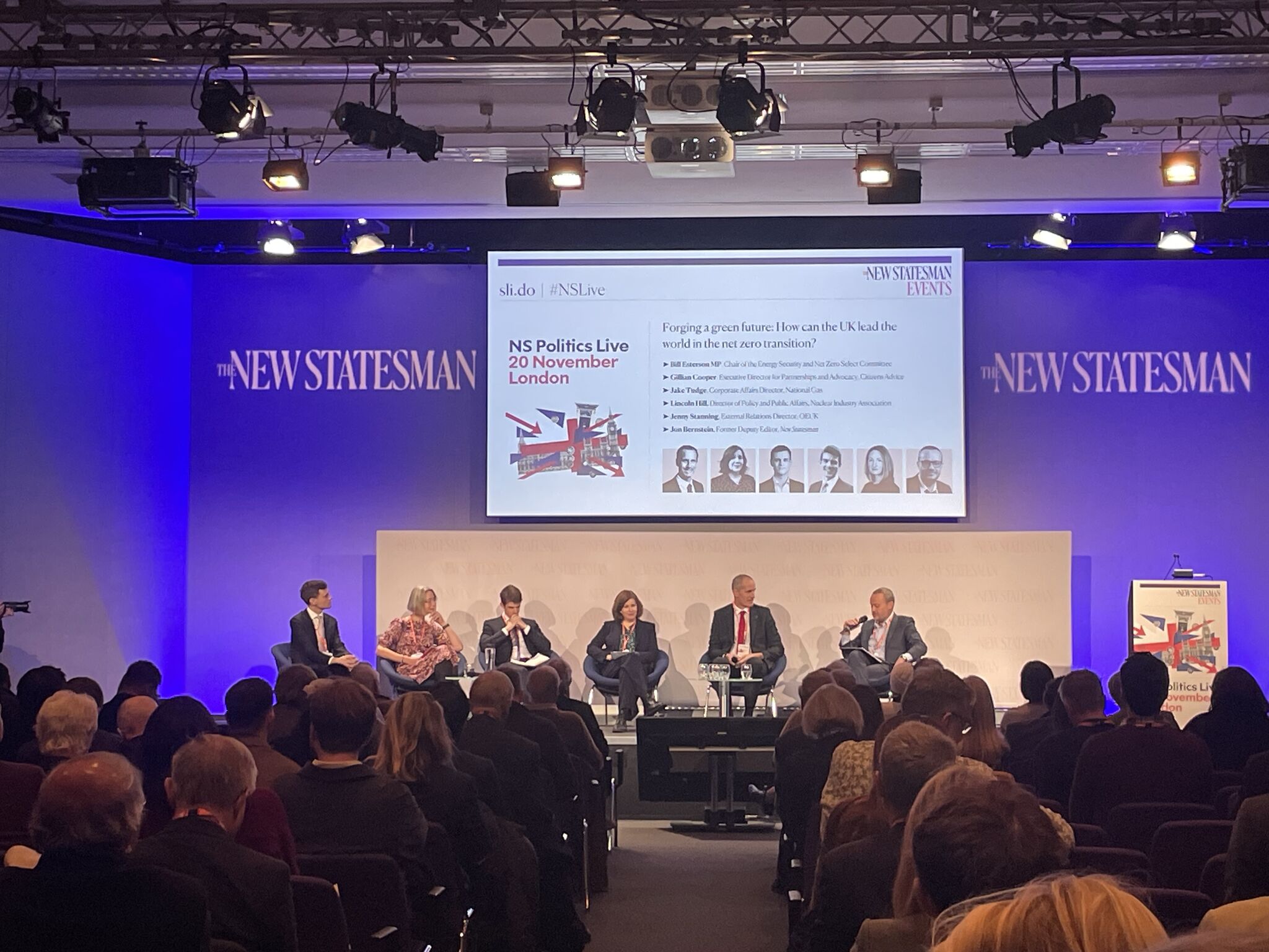 Corporate Affairs Director, Jake Tudge at New Statesman Politics Live